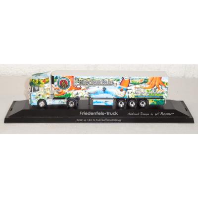 Herpa 120074 Scania 144 TL Friedenfels Truck, Sondermodell, 1:87, OVP