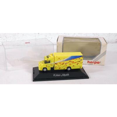 Herpa 145992 Scania Koffer LKW Käse Maik, 1:87, OVP