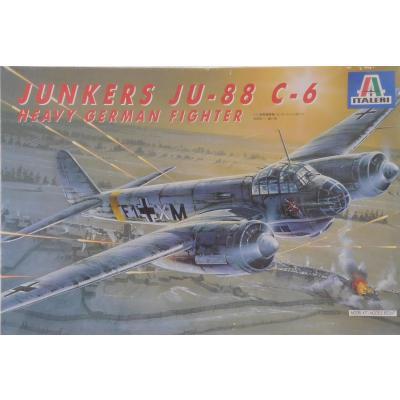 Italeri 022 Bausatz 1:72 Junkers JU-88 C-6, OVP, Verschweißt