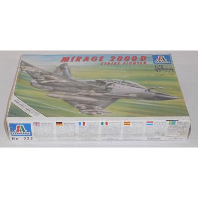 Italeri 023 Bausatz 1:72 Mirage 2000D Strike Fighter, OVP, Verschweißt