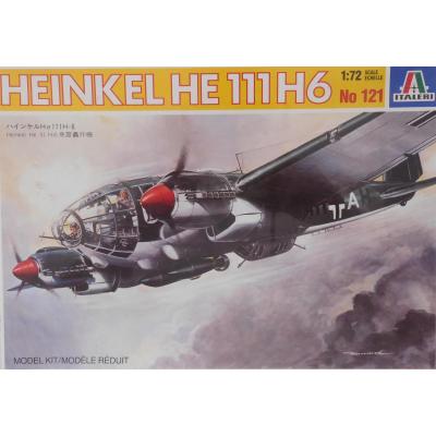 Italeri 121 Bausatz 1:72, Heinkel HE111H6, OVP, Verschweisst