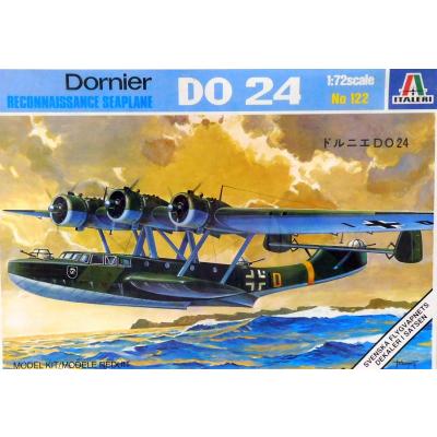 Italeri 122 Bausatz 1:72, Dornier DO24 Seaplane, OVP, Verschweisst