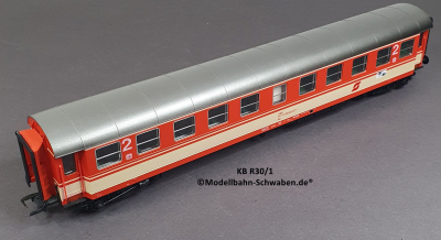 Klein Modellbahn R30/1 H0 Personenwagen 2.Kl. BN: 50 81 20-04 237-1, ÖBB