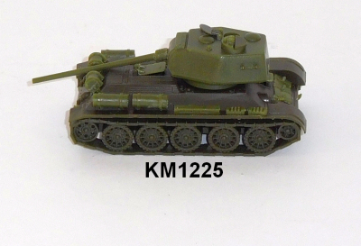 KoMo Minitank 1225 H0 Tank T34/85, Red Army, Fertigmodell