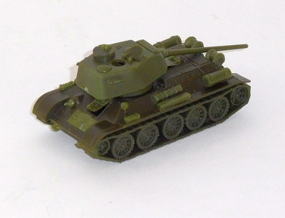 KoMo Minitank 1225 H0 Tank T34/85, Red Army, Fertigmodell