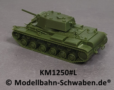 KoMo Minitank 1250 H0 Tank KW-1/1940, Red Army, Fertigmodell