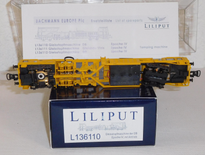 Liliput 136110 H0 Gleisstopfmaschine, DC Antrieb, DB, OVP