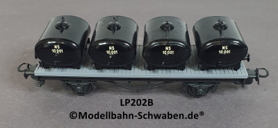 Liliput 202B H0 Behältertragwagen, 10 001, NS