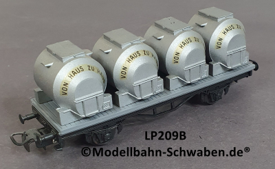 Liliput 209B H0 Behältertragwagen, Von Haus zu Haus, ÖBB