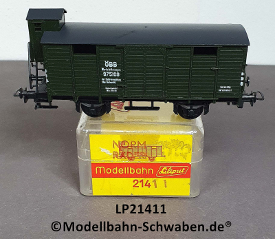 Liliput 21411 H0 Werkstattwagen m.Bremserhaus, BN 975108, ÖBB, OVP