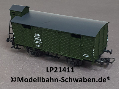 Liliput 21411 H0 Werkstattwagen m.Bremserhaus, BN 975108, ÖBB, OVP