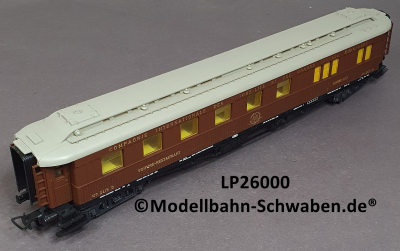 Liliput 26000 H0 Restaurantwagen, braun, CIWL, OVP