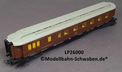 Liliput 26000 H0 Restaurantwagen, braun, CIWL, OVP