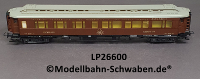 Liliput 26600 H0 Schlafwagen, BN 1660 A, braun, CIWL