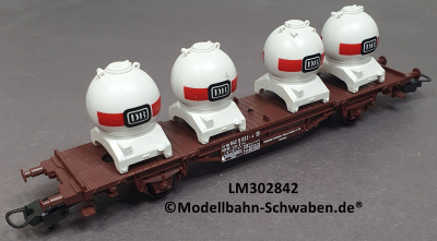 Lima 302842 H0 Silo Behälter Tragwagen, DB, OVP