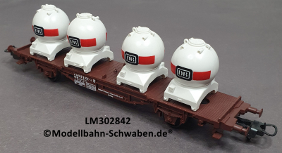Lima 302842 H0 Silo Behälter Tragwagen, DB, OVP