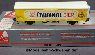 Lima 303589 H0 Kühlwagen Cardinal Bier, DB, OVP