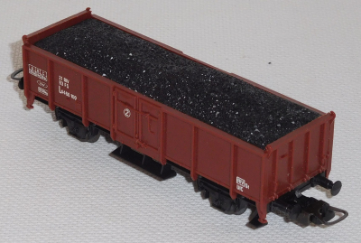 Lima 3174 H0 Hochbordwagen 21 RIV mit Kohle beladen, FS, OVP
