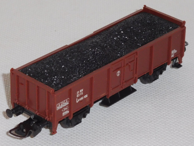 Lima 3174 H0 Hochbordwagen 21 RIV mit Kohle beladen, FS, OVP