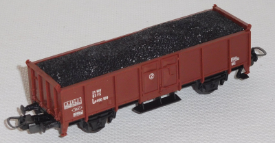 Lima 3174 H0 Hochbordwagen 21 RIV mit Kohle beladen, FS, OVP