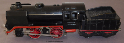 Märklin R66/12910 Spur 0, Dampflok R66/12910 elektrisch 20V, mit Tender R919/0