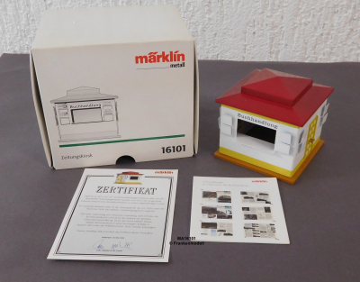 Märklin 16101 Zeitungskiosk/Buchhandlung NEU in OVP mit Zertifikat