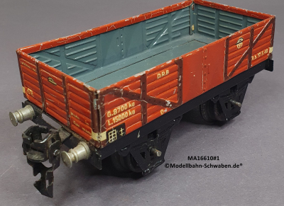 Märklin 16610 Spur 0, Offener Güterwagen, rotbraun, 130 mm