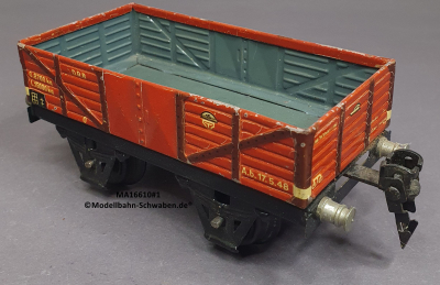 Märklin 16610 Spur 0, Offener Güterwagen, rotbraun, 130 mm