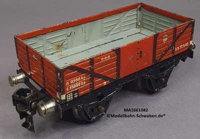 Märklin 16610 Spur 0, Offener Güterwagen, rotbraun, 130 mm