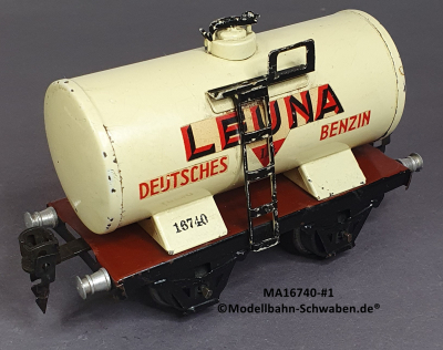 Märklin 16740 Spur 0, Kesselwagen Leuna, Deutsches Benzin, Weiss