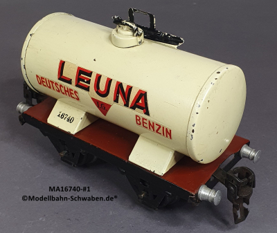 Märklin 16740 Spur 0, Kesselwagen Leuna, Deutsches Benzin, Weiss