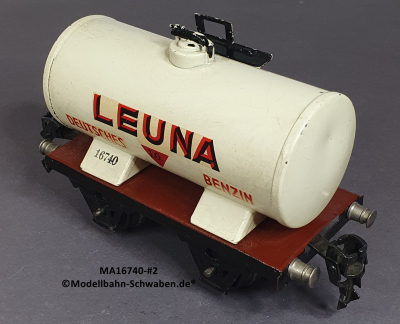 Märklin 16740 Spur 0, Kesselwagen Leuna, Deutsches Benzin, Weiss