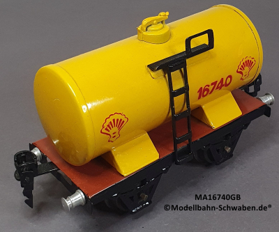 Märklin 16740 Spur 0, Kesselwagen Shell, Gelb