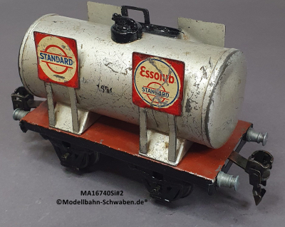 Märklin 16740 Spur 0, Kesselwagen Standard/Esso, silbergrau