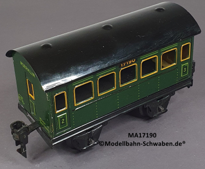 Märklin 17190 Spur 0, Blech Personenwagen 2./3. Kl., Grün