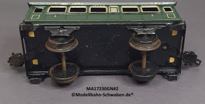 Märklin 17230 Spur 0, Blech Personenwagen 2./3. Kl., Grün, 145 mm