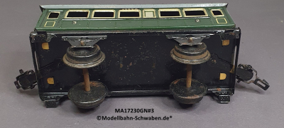 Märklin 17230 Spur 0, Blech Personenwagen 2./3. Kl., Grün, 145 mm