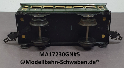 Märklin 17230 Spur 0, Blech Personenwagen 2./3. Kl., Grün, 145 mm