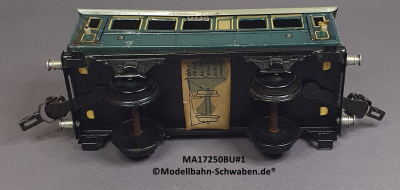 Märklin 17250 Spur 0, Blech Personenwagen 2./3. Kl., Blau, 165 mm