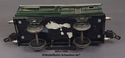 Märklin 17260 Spur 0, Blech Gepäckwagen, grün, 165 mm