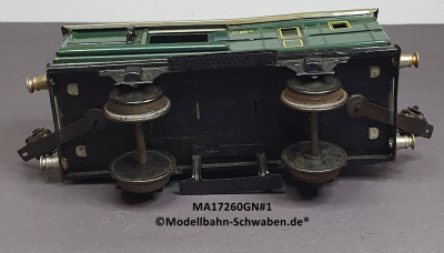 Märklin 17260 Spur 0, Blech Gepäckwagen, grün, 165 mm