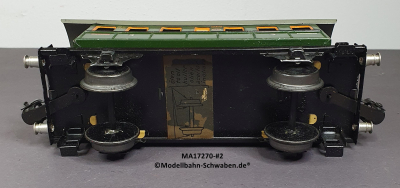 Märklin 17270 Spur 0, Blech Personenwagen 3. Kl., Donnerbüchse, grün
