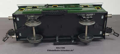Märklin 17280 Spur 0, Blech Gepäckwagen, grün, ab ca.1932, 185 mm