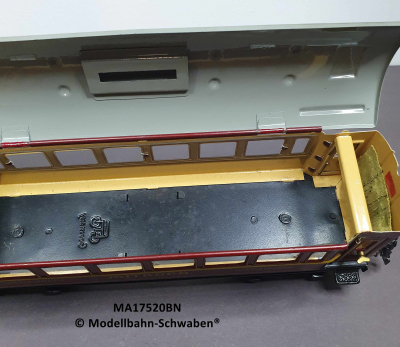 Märklin 17520 Spur 0, Blech, Speisewagen MITROPA, 4-achsig, braun, OVP