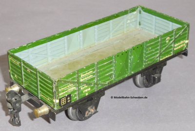 Märklin 1761 Spur 0, Blech Modell-Güterwagen, grün, Bauzeit ab 1926