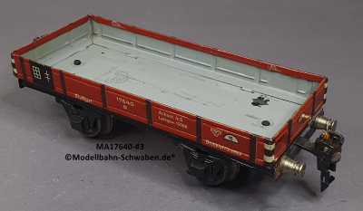 Märklin 1764 Spur 0, Niederbordwagen ohne Ladung, ab ca. 1932