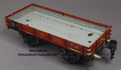 Märklin 1764 Spur 0, Niederbordwagen ohne Ladung, ab ca. 1932