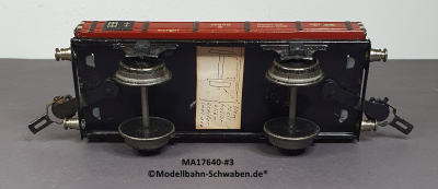 Märklin 1764 Spur 0, Niederbordwagen ohne Ladung, ab ca. 1932