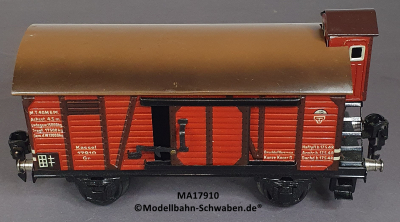 Märklin 17910 Spur 0, Blech Gepäckwagen m.BrH, rotbraun, ab ca.1931, 185 mm