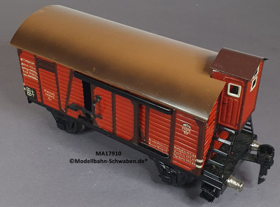 Märklin 17910 Spur 0, Blech Gepäckwagen m.BrH, rotbraun, ab ca.1931, 185 mm